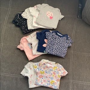 10 Carters Newborn Onesies